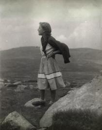 Adela Levi on the Vitosha Mountain