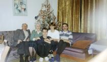 Linka Isaeva with her family