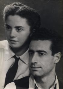 Victor Baruh and his wife Ester Baruh