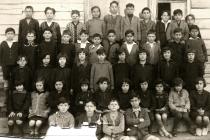 Maurice Leon with his classmates