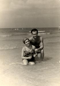 Isroel Lempertas with his wife Polina