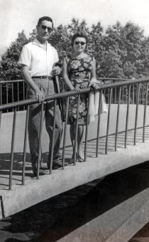 Sarah Dener and her husband Jacques Levenson