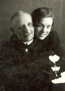 Maria Vulih and her father Lev Vulih