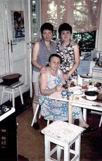 Anna Ivankovitser and her daughters, 
Marina Korenblum and  Polina Fisher