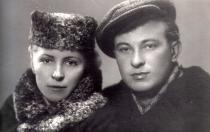 Iosif Gurevich with his wife