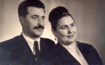 Sophia Abidor with her husband