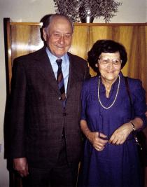 Apolonia Starzec with her husband Adolf Starzec