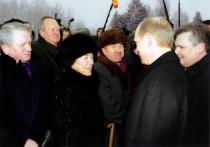 Janina Duda at a meeting with President Putin